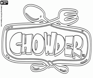 desenho de Logo de Chowder para colorir