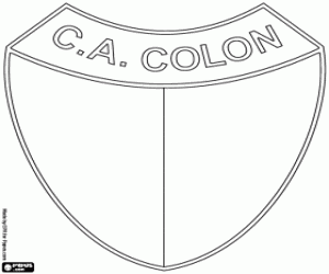 desenho de Logo de Colón de Santa Fe para colorir