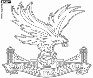 desenho de Logo de Crystal Palace F.C. para colorir