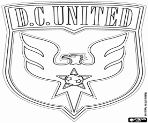 desenho de Logo de DC United para colorir