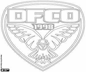 desenho de Logo de Dijon FCO para colorir