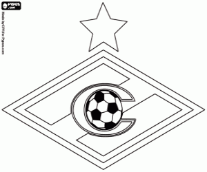desenho de Logo de FC Spartak Moscou para colorir