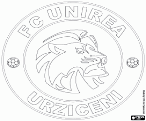 desenho de Logo de FC Unirea para colorir