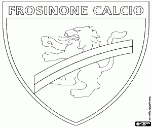 desenho de Logo de Frosinone Calcio para colorir