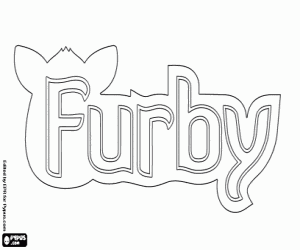 desenho de Logo de Furby para colorir