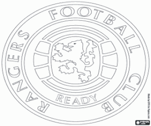 desenho de Logo de Glasgow Rangers para colorir