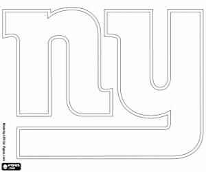 desenho de Logo de New York Giants para colorir