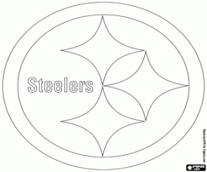 desenho de Logo de Pittsburgh Steelers para colorir