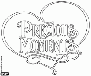 desenho de Logo de Precious Moments para colorir