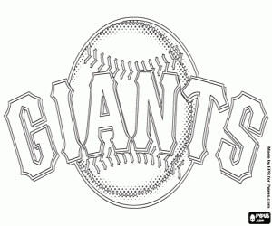desenho de Logo de San Francisco Giants para colorir
