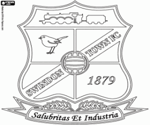 desenho de Logo de Swindon Town FC para colorir
