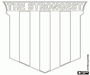 desenho de Logo de The Strongest para colorir