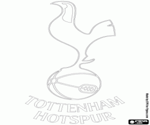 desenho de Logo de Tottenham Hotspur FC para colorir