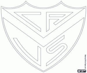 desenho de Logo de Vélez Sársfield para colorir