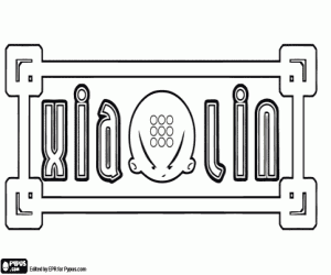 desenho de Logo de Xiaolin para colorir