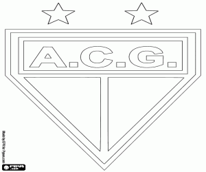 desenho de Logo do AC Goianiense para colorir