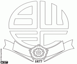 desenho de Logo do Bolton Wanderers para colorir