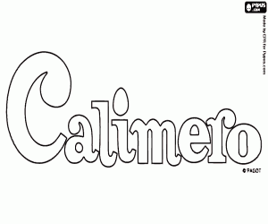 desenho de Logo do Calimero para colorir