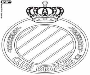 desenho de Logo do Club Brugge para colorir
