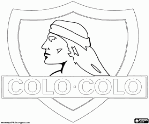 desenho de Logo do Colo-Colo para colorir