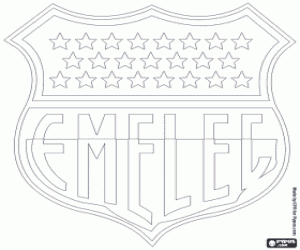 desenho de Logo do CS Emelec para colorir