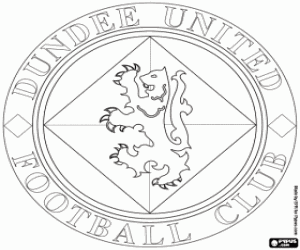 desenho de Logo do Dundee United para colorir