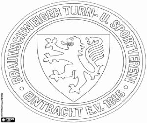 desenho de Logo do Eintracht Braunschweig para colorir