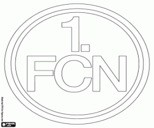 desenho de Logo do FC Nürnberg para colorir