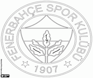 desenho de Logo do Fenerbahce para colorir