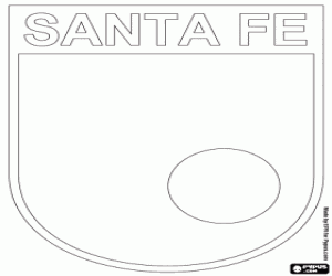 desenho de Logo do Independiente Santa Fe para colorir