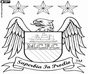 desenho de Logo do Manchester City para colorir