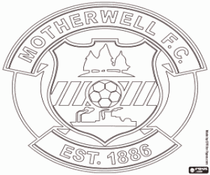 desenho de Logo do Motherwell FC para colorir