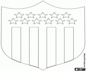 desenho de Logo do Peñarol de Montevideo para colorir