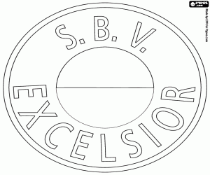 desenho de Logo do SBV Excelsior para colorir