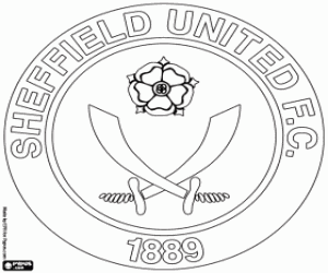 desenho de Logo do Sheffield United para colorir