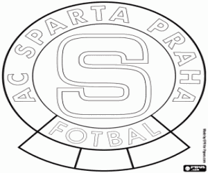 desenho de Logo do Sparta Praha para colorir