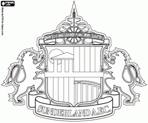 desenho de Logo do Sunderland para colorir