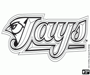 desenho de Logo do Toronto Blue Jays para colorir