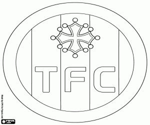 desenho de Logo do Toulouse FC para colorir