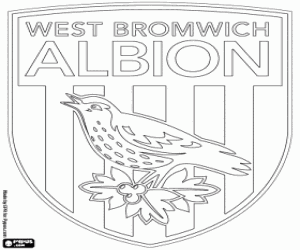 desenho de Logo do West Bromwich Albion para colorir