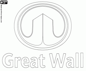 desenho de Logo Great Wall Motors para colorir