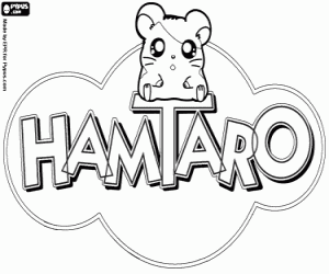 desenho de Logo Hamtaro para colorir