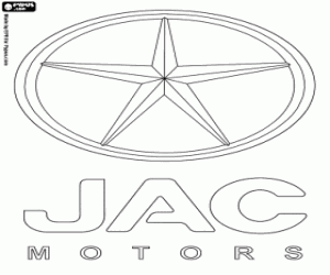 desenho de Logo JAC Motors para colorir