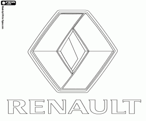 desenho de Logo Renault para colorir