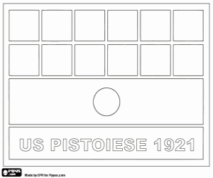 desenho de Logo Unione Sportiva Pistoiese para colorir