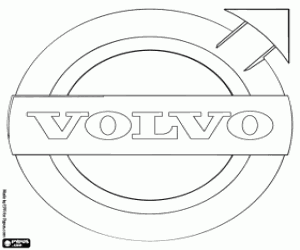 desenho de Logo Volvo para colorir