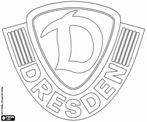 desenho de Logotipo de Dynamo Dresden para colorir