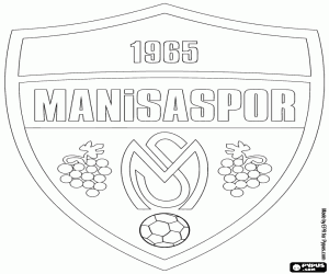 desenho de Logotipo de Manisaspor para colorir