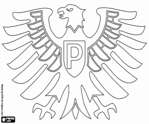 desenho de Logotipo de Preussen Münster para colorir