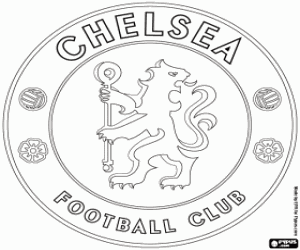 desenho de Logotipo do Chelsea FC para colorir